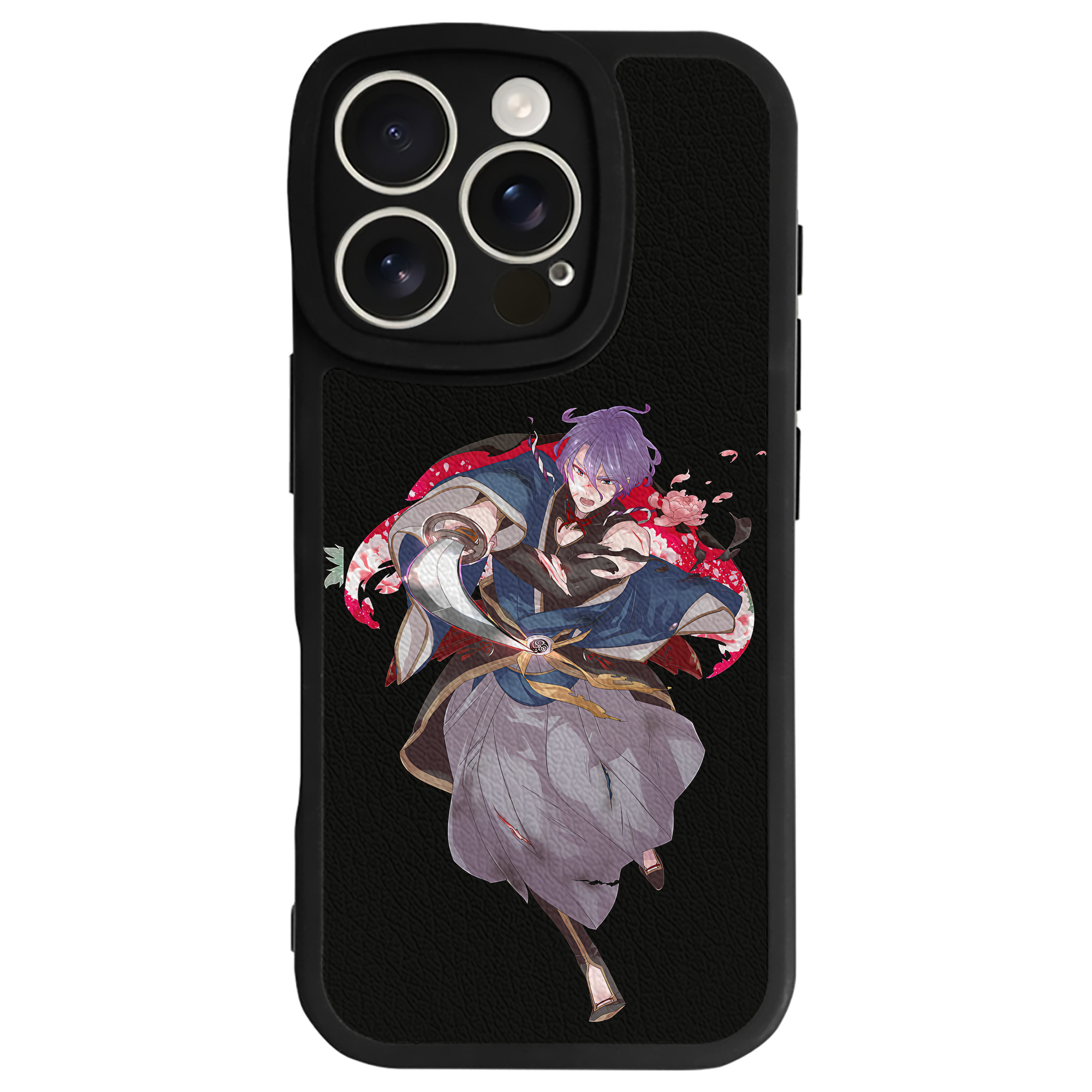 （画像用） 刀剣乱舞 Touken Ranbu 【iPhone 16シリーズ対応】シリコンスマホケース（レザー調） 材質：シリコン